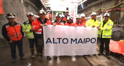 Tercera tuneladora de Alto Maipo inicia trabajos hacia cajón El Colorado