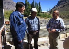 Seremi de Energía realiza visita zona donde se emplazará el Proyecto Alto Maipo