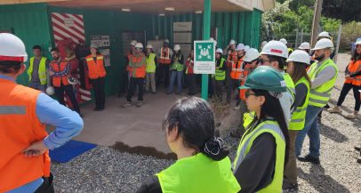 Visita Vivero ALTO MAIPO, alumnos de la Universidad Católica.